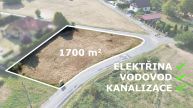 Prodej stavebnho pozemku 1700 m2 vetn ppojek na okraji Pbrami-eice