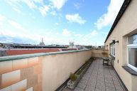 Praha, nezazen byt 3+kk k pronjmu, Thmova, Karln, 65m2 + 2 terasy, hezk vhled