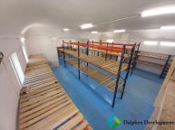 pron�jem skladu s kancel��� a gar��, celkem 272 m2,v Orlov�