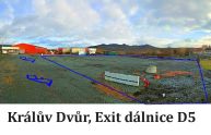 Plocha 1.000 a 4.500 m2, Krlv Dvr u Berouna, Exit D5,