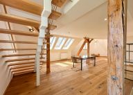 Atypick� byt 3+kk, 103m2, 4. patro bez v�tahu, komora, 2 koupelny. Pod Ka�tany, Praha 6 - Dejvice.