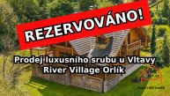 Prodej luxusn�ho srubu u Vltavy, pozemek 1018 m2, Albrechtice nad Vltavou - �jezd