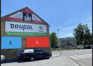 Pron�jem - Reklamn� plocha, 5 m2 - Zdice u Berouna