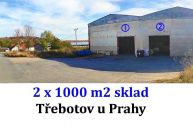 N�jem sklad� 500 a� 3000 m2, T�ebotov u Radot�na (P5), TIR.