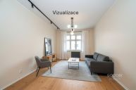 Pron�jem bytu 2+kk, 50 m2, Praha 9 - Vyso�any, ul. �erpadlov�.