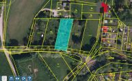 Prodej slunn�ho pozemku 933 m and sup2; u �eky Lu�iny