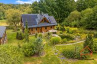 Prodej luxusnho srubu u Vltavy, pozemek 1018 m2, Albrechtice nad Vltavou - jezd