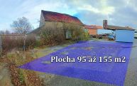 N�jem 155 m2 zpevn�n�ho pozemku, parkov�n�, sklady - Mezou� u Rudn�