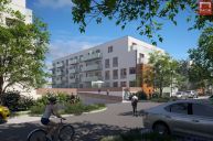 Prodej novostavby bytu F1.103  3+kk 64,8 m s terasou 49,4 m, Olomouc, Byty Na �iben�ku II.etapa