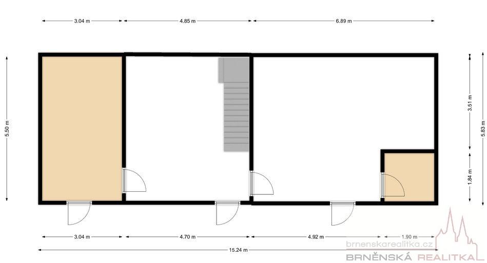 ?=Stavba I. NP pdorys kty - (11232717)