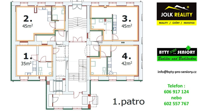 ?=BYTY-pro-SENIORY---Budi�ov-nad-Budi�ovkou---byt-�-12---43-m2---1-NP - (12057007)