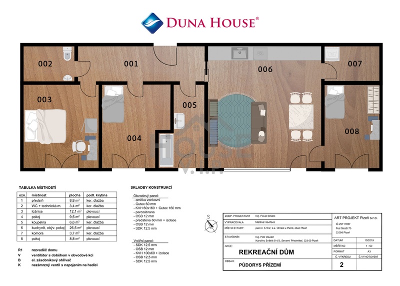 ?=pudorys cisty Chra st u Plzne Floorplan Mr. Roman - (12196133)